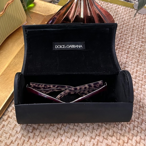 Rare Dolce & Gabbana Purple & Animal Print Sunglasses 😎💜 - Picture 7 of 12